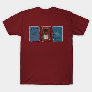 Open A BOOK summon a CAT T-Shirt